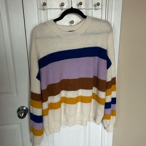 Express multicolored sweater